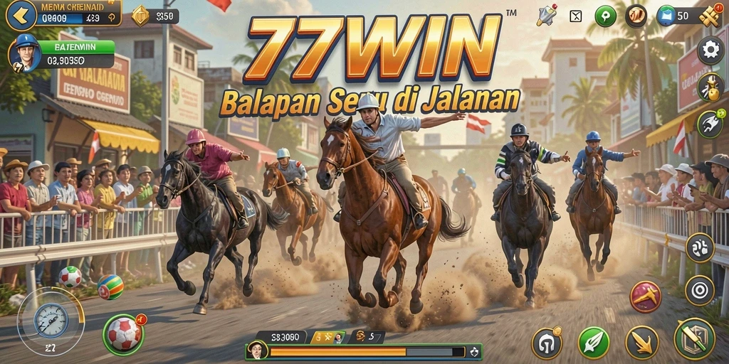 Gameplay menarik dari 77WIN yang penuh aksi balapan.