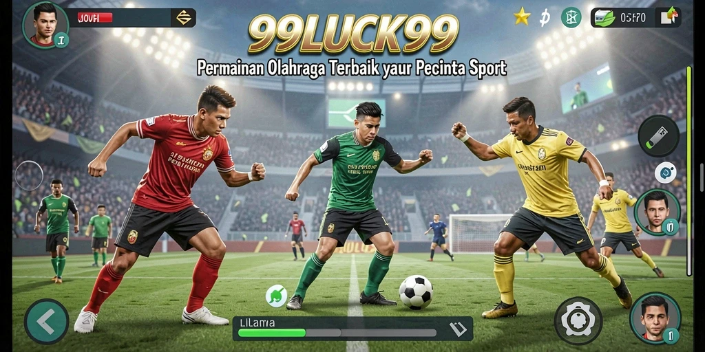 Tampilan gameplay seru dari aplikasi 99LUCK99 di smartphone.