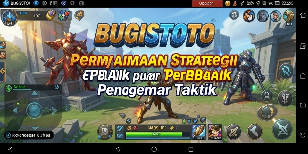 Tampilan gameplay menegangkan di BUGISTOTO dengan strategi yang dinamis.
