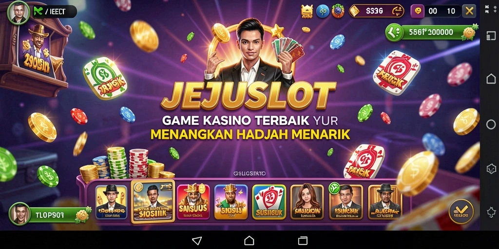 Tampilan gameplay seru di JEJUSLOT dengan grafik memukau.