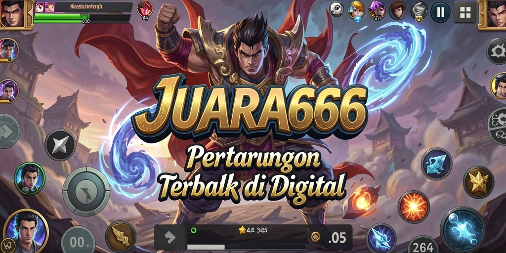 Screenshot JUARA666 menampilkan aksi pertarungan yang mendebarkan.