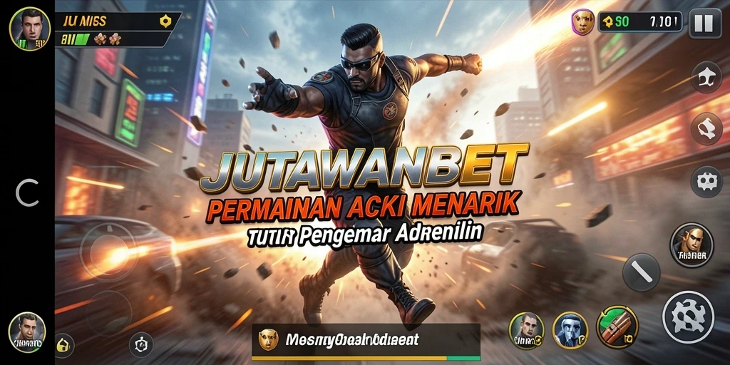 Gameplay mendebarkan dalam JUTAWANBET yang penuh aksi.