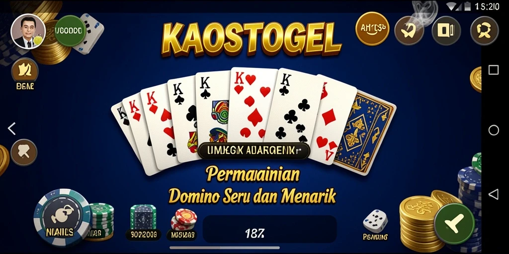 Tampilan gameplay KAOSTOGEL yang seru dan menarik.