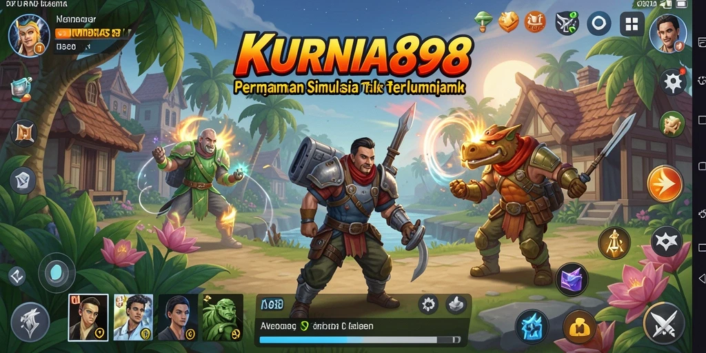 Tangkapan layar gameplay KURNIA898 menampilkan grafis dan interaksi realistis.