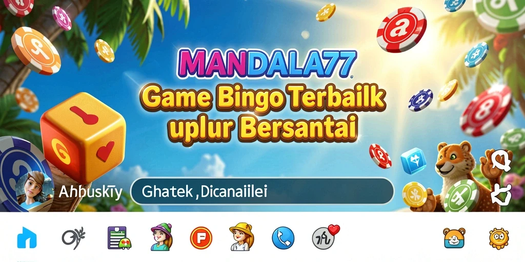 Screenshot gameplay MANDALA77 dengan berbagai pilihan Bingo yang menarik.