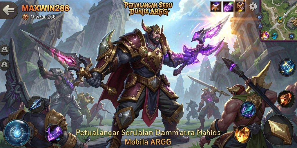 Tampilan menakjubkan dari gameplay ARPG dalam MAXWIN288.