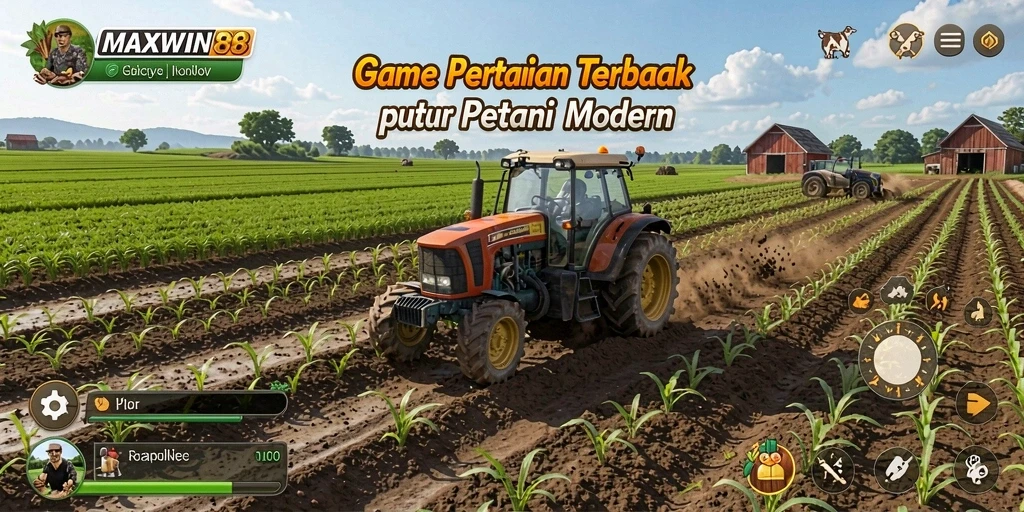 Gameplay seru dan menarik dalam pertanian digital.