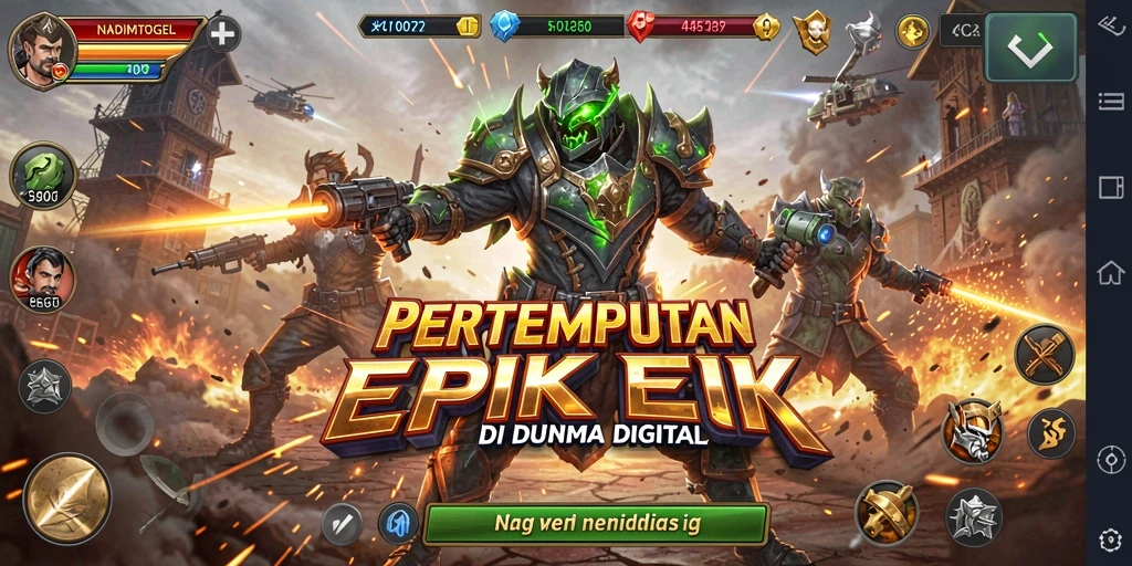 Tampilan gameplay NADIMTOGEL yang intens dan seru.