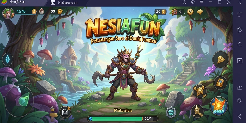 Tampilan menakjubkan dari gameplay NESIAFUN yang penuh petualangan.
