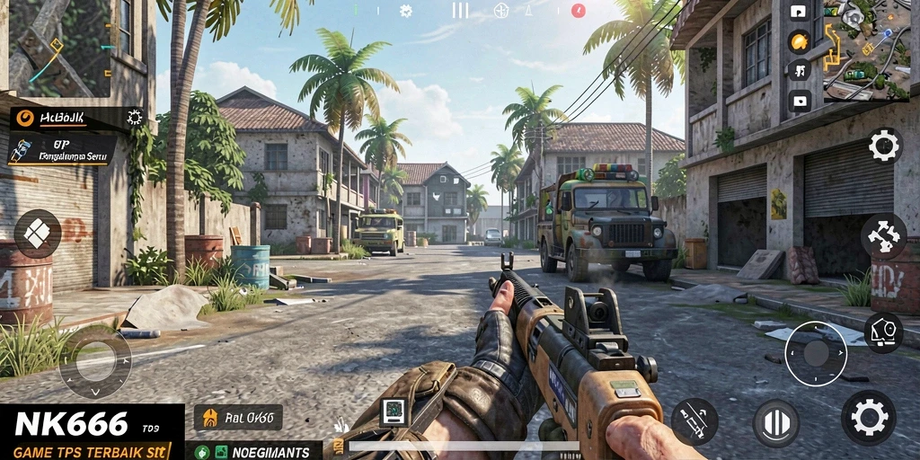 Tampilan gameplay NK666 yang seru dan menegangkan saat bertempur.