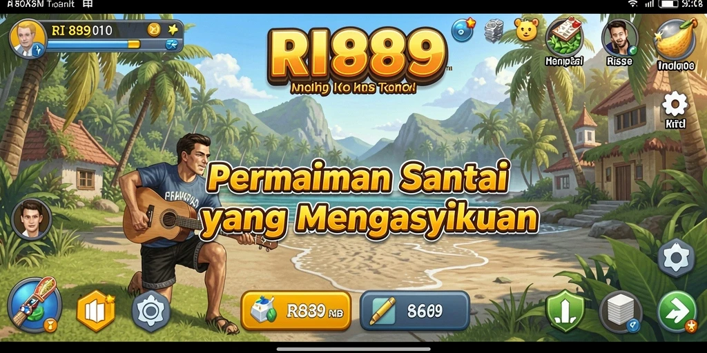 Screenshot utama RI889 menunjukkan momen seru dalam gameplay Casual.