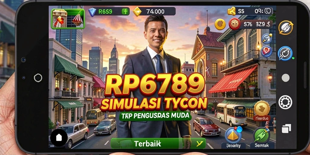 Screenshot menunjukkan momen menarik dalam gameplay Tycoon RP6789.