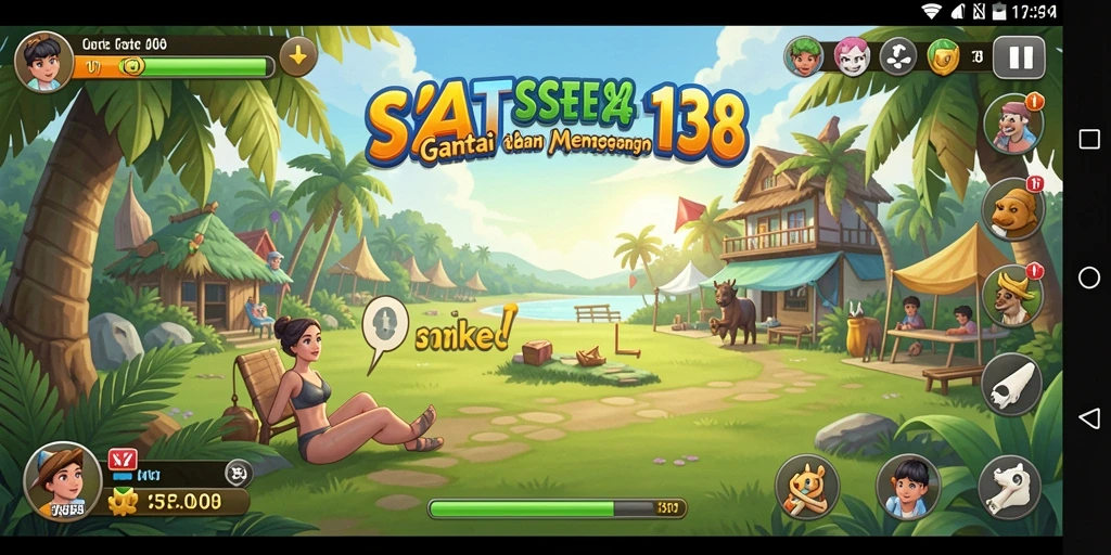 Screenshot utama SATSET138 menampilkan aksi seru dalam gameplay Casual.
