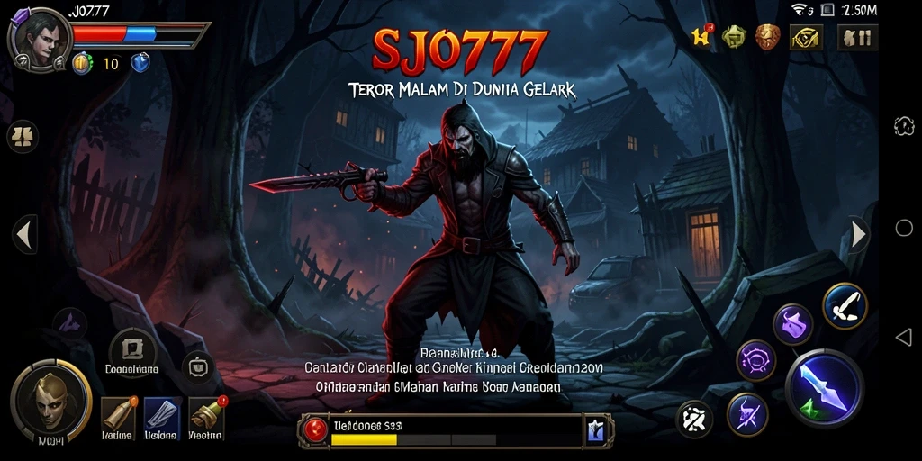Screenshot menampilkan momen menegangkan dalam permainan SJO777.
