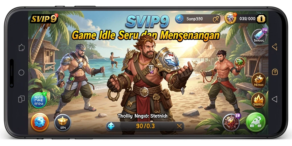 Tampilan utama gameplay SVIP9 yang menarik dan interaktif.