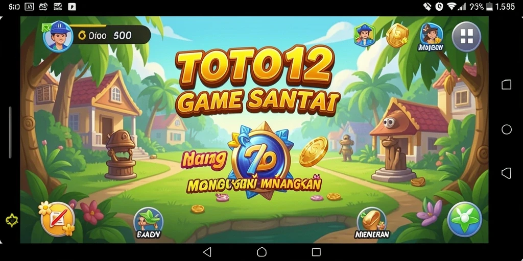 Screenshot TOTO12 menampilkan gameplay kasual yang seru dan menghibur.