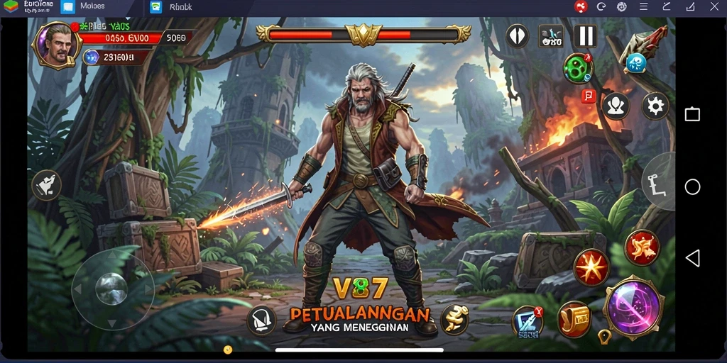 Tampilan gameplay V87 yang memukau dan mengasyikkan.