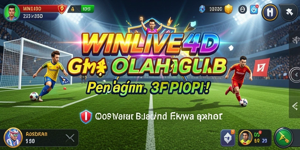 Tampilan gameplay menarik dari WINLIVE4D yang penuh aksi olahraga.